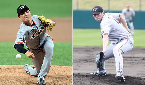 한화 정대훈-김재영(오른쪽). 사진｜스포츠동아DB·한화 이글스