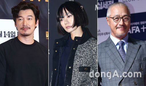 배우 조승우-배두나-이경영(맨 왼쪽부터). 동아닷컴DB
