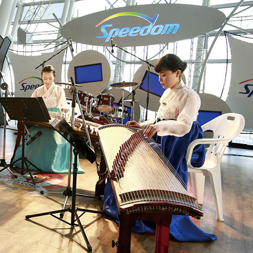 지난해 광명스피돔에서 벌어졌던 국악공연. 올해도 광명스피돔은 복합레저문화공간으로 다양한 공연과 참여마당을 준비하고 있다. 사진제공｜국민체육진흥공단