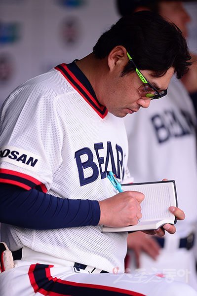 두산 강동우 코치. 스포츠동아DB