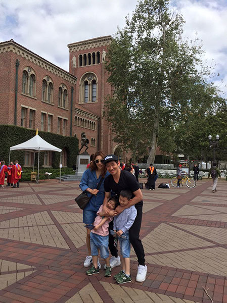 가족과 휴가를 즐기고 있는 양동근. 빠듯한 시즌 일정 때문에 명절을 가족과 함께 보낼 수는 없지만, 그는 농구장을 찾은 팬들을 위해 뛰는 것이 프로의 도리라고 말했다. 사진제공 ｜ 양동근