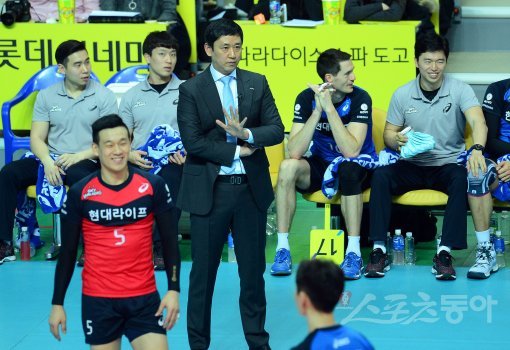 현대캐피탈 최태웅 감독. 안산｜김진환 기자 kwangshin00@donga.com