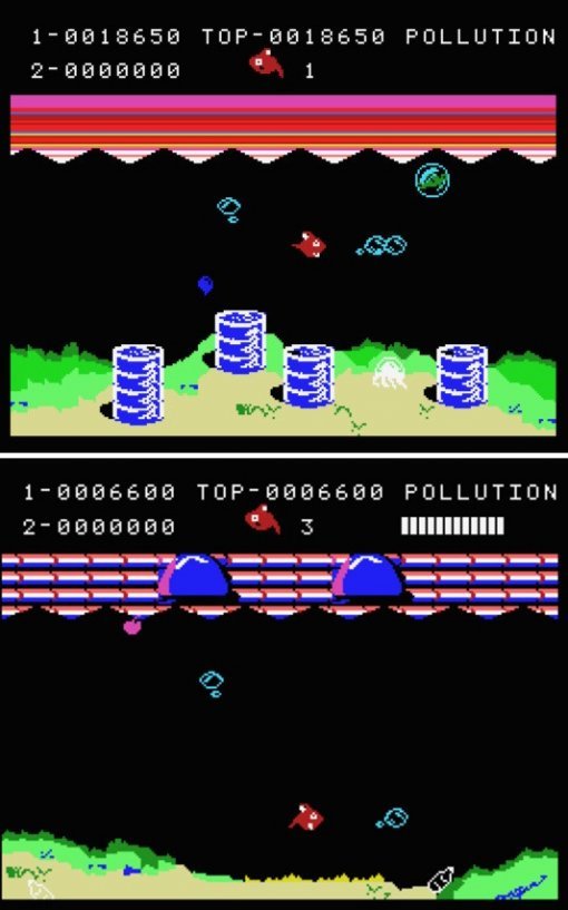 (바로 그 문제의 게임 '보글보글' 금붕어가 공기방울을 내뿜는다.. '보글보글' 하고... 출처=게임동아)