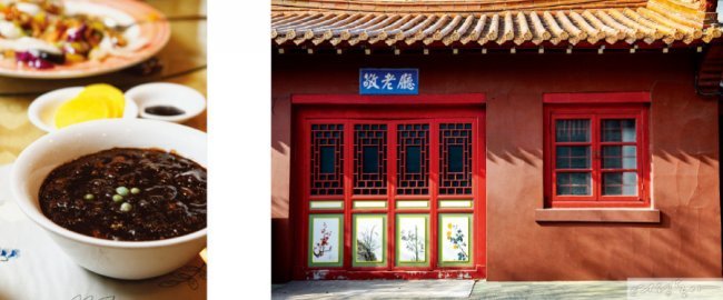 ◀ 중국집 많은
차이나타운에서도 원조라
불리는 ‘공화춘’의 짜장면. ▶차이나타운에 위치한 중국식 절 의선당.