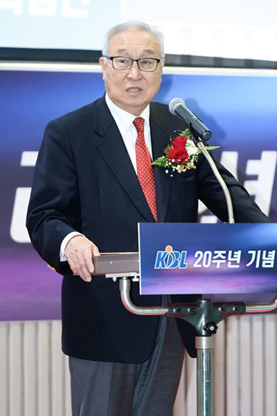 KBL 김영기 총재. 사진제공｜KBL