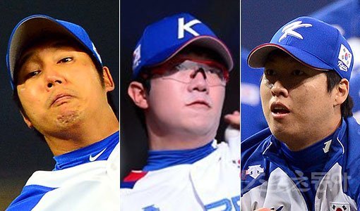 WBC 대표팀 장원준-양현종-차우찬(왼쪽부터). 스포츠동아DB