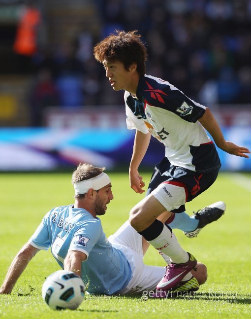 볼튼 시절 이청용. 사진=ⓒGettyimages이매진스