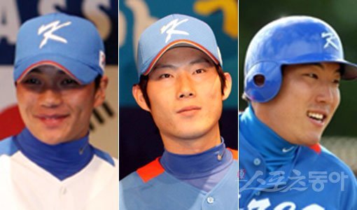 두산 소속으로 WBC에 출전했던 이종욱-고영민-김현수(왼쪽부터). 스포츠동아DB