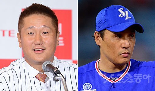 롯데 이대호-삼성 이승엽(오른쪽). 스포츠동아DB