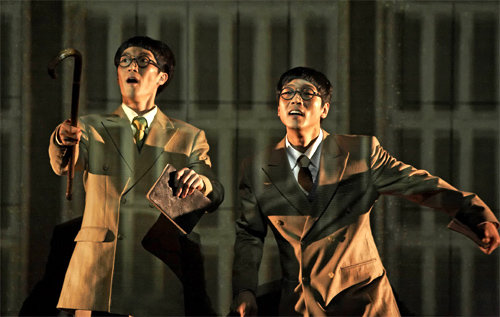 2010년 초연된 연극 ‘소설가 구보 씨의 1일’의 한 장면. 성기웅 씨 제공
