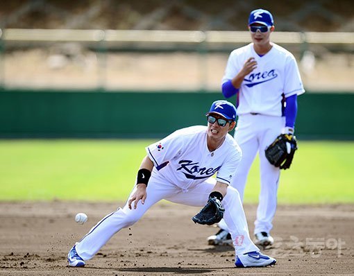 WBC 대표팀 김재호. 오키나와 | 김민성 기자 marineboy@donga.com