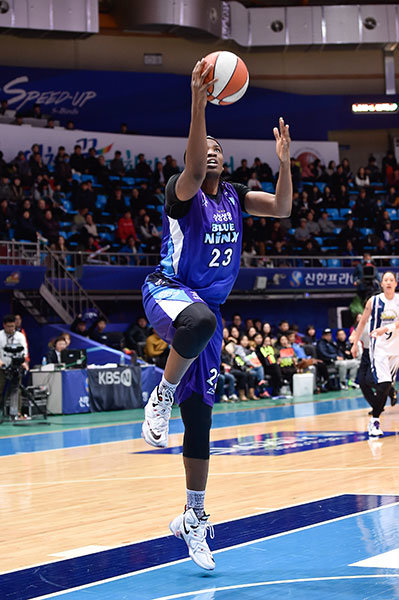 삼성생명 해리스. 사진제공｜WKBL