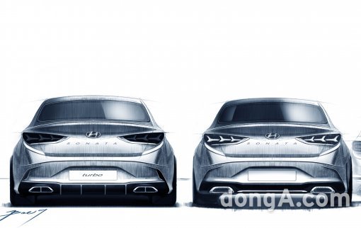 현대차 쏘나타 페이스리프트 렌더링