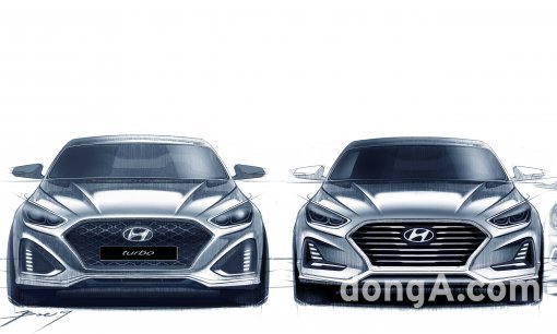 현대차 쏘나타 페이스리프트 렌더링