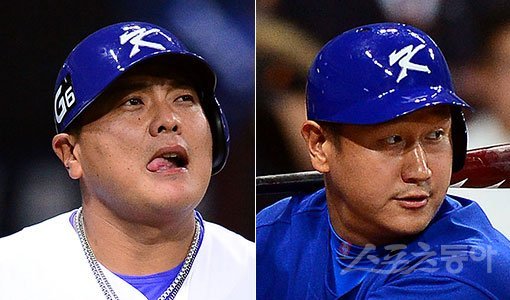 WBC 대표팀 김태균-이대호(오른쪽). 스포츠동아DB