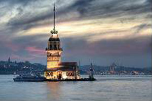 터키 이스탄불의 ‘크즈쿨레시’ 등대
