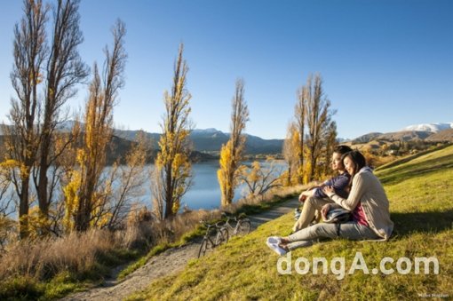 ▲ 헤이즈 호수의 가을 풍경. 사진 제공=뉴질랜드관광청
