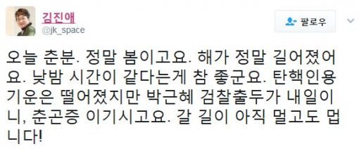 사진=김진애 전 의원 SNS 캡처