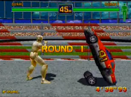 대전 게임인데, 자동차가 등장한다! 데이토나USA의 호넷!(출처=게임동아)