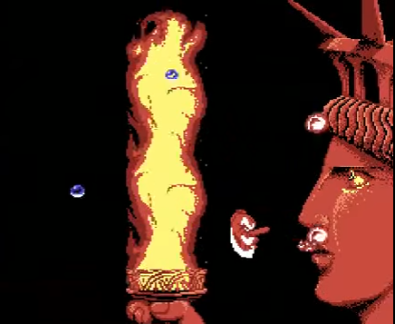 자유의 여신상과의 대결;; 그냥 쏴도 되고 코에 뭘 쑤셔넣어도 된다?(출처=게임동아)