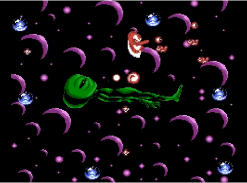 외계인과 텐구의 대결(출처=게임동아)