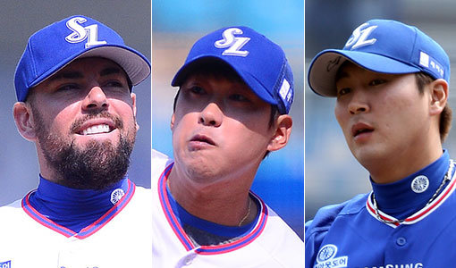 삼성 레나도-윤성환-우규민(왼쪽부터). 사진｜스포츠동아DB·스포츠코리아