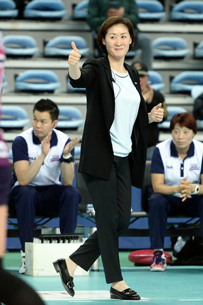 흥국생명 박미희 감독. 사진제공｜KOVO