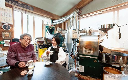 연곡면에 있는 박이추 선생의 카페 보헤미안.