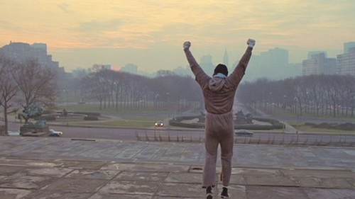 영화 록키에서 스테디캠을 이용해 촬영한 장면(출처=IT동아)