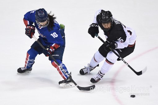 여자 아이스하키 대표팀 경기 장면. 사진=ⓒGettyimages이매진스