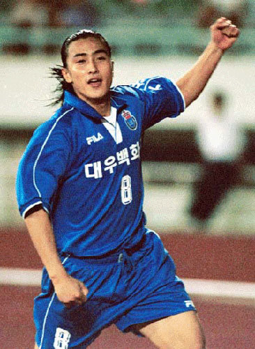 부산 대우 로얄즈 시절 안정환. 사진제공｜부산 대우