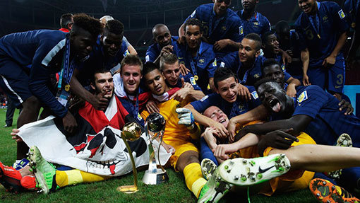 지난 2013년 터키에서 열린 ‘FIFA U-20 월드컵’에서 우승을 차지한 프랑스 대표팀. 사진출처 ｜ FIFA 공식 홈페이지