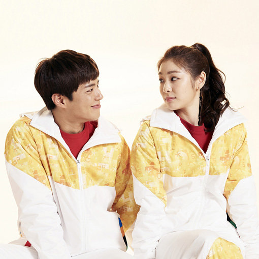 연기자 박보검-전 피겨 국가대표 김연아. 사진제공｜코카콜라