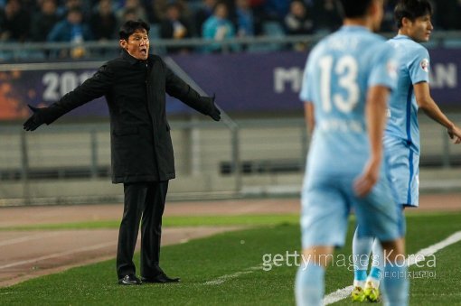 장쑤 쑤닝 최용수 감독. 사진=ⓒGettyimages이매진스