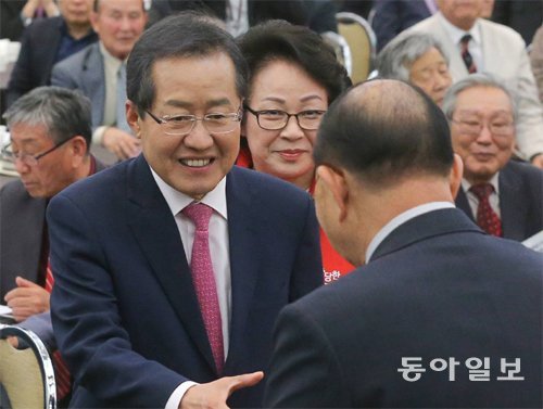 홍준표 “박근혜 득표율 80%만 복원하면 승리”