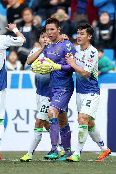 전북 홍정남. 사진제공｜한국프로축구연맹