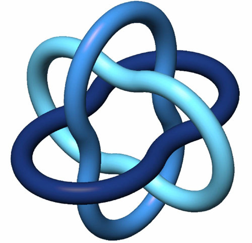 [그림 1] Borromean Rings―국제수학연합의 로고 출처: https://phys.org/news/2017-04-technology-mathematicians-art.html