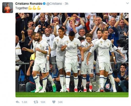 사진=호날두 SNS 갈무리