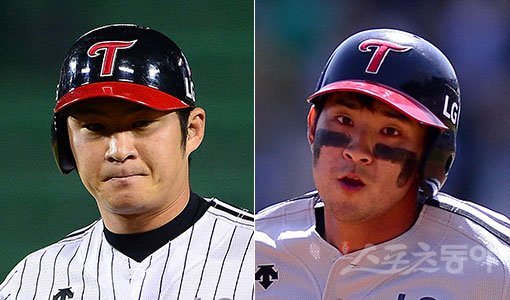 LG 오지환-강승호(오른쪽). 스포츠동아DB