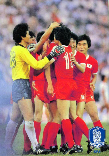 1983년 U-20 대표팀. 사진제공｜대한축구협회