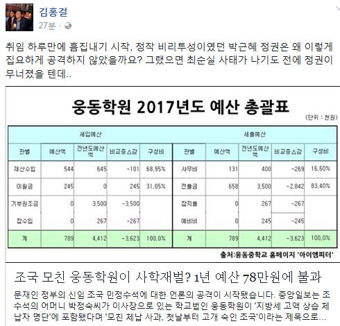 사진=김홍걸 페이스북 캡처