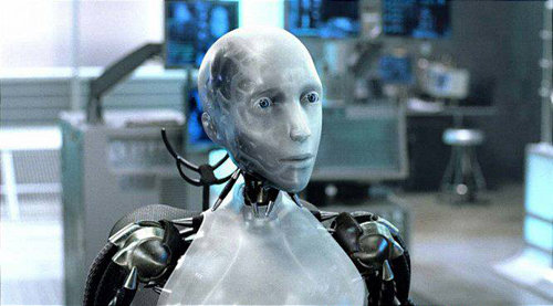 주인공 로봇과 ‘소프트웨어 로봇’이 함께 등장하는 영화 ‘아이 로봇’.