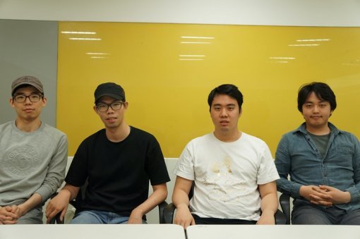플레이하드 (사진 왼쪽부터 박성진, 신중혁, 정기호, 이택준)(출처=게임동아)