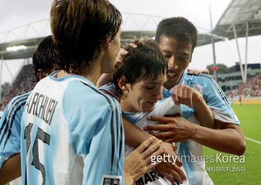 2005 FIFA U-20 월드컵 우승 당시 아르헨티나. 사진=ⓒGettyimages이매진스