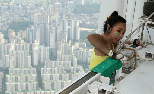 암벽 여제의 김자인. 양회성 기자 yohan@donga.com