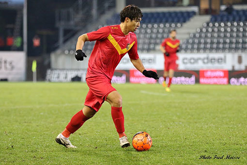 지난해 겨울 대학축구의 핫이슈였던 이재건. AFC 투비즈에서 활약하고 있는 이재건의 꿈은 2020 도쿄 올림픽에서 태극마크를 가슴에 다는 것이다. 사진제공 ㅣ AFC 투비즈
