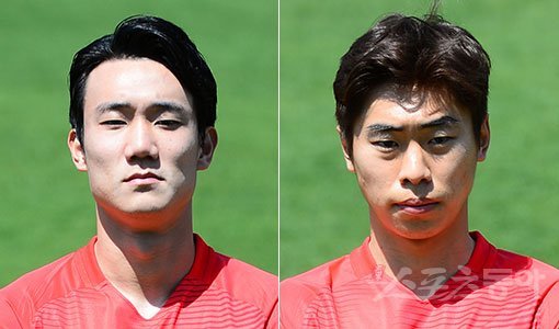 U-20 대표팀 이유현-김승우(오른쪽). 스포츠동아DB