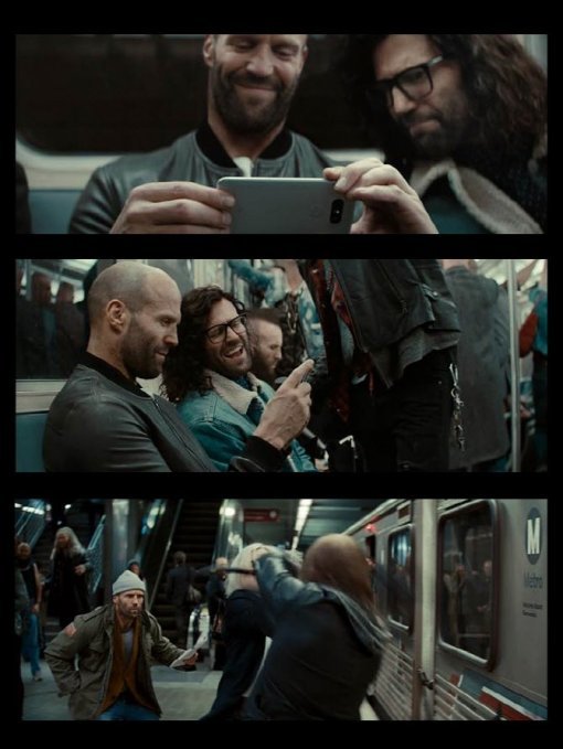 영화 '존 말코비치 되기'가 연상되는 것처럼 세상의 모든 사람들이 제이슨 스테이섬이 되어버렸다! (출처=게임동아)