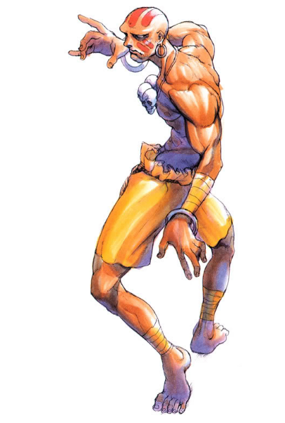 스트리트 파이터 시리즈의 감초와 같은 역할을 해주고 있는 달심 (출처=게임동아)