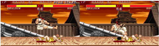 날라차기 공격도 슬라이딩으로 무효화 시킨다 (출처=게임동아)